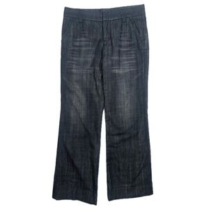 Express Design Studio Dark Wash Denim‎ Wide Leg Pants Size 4